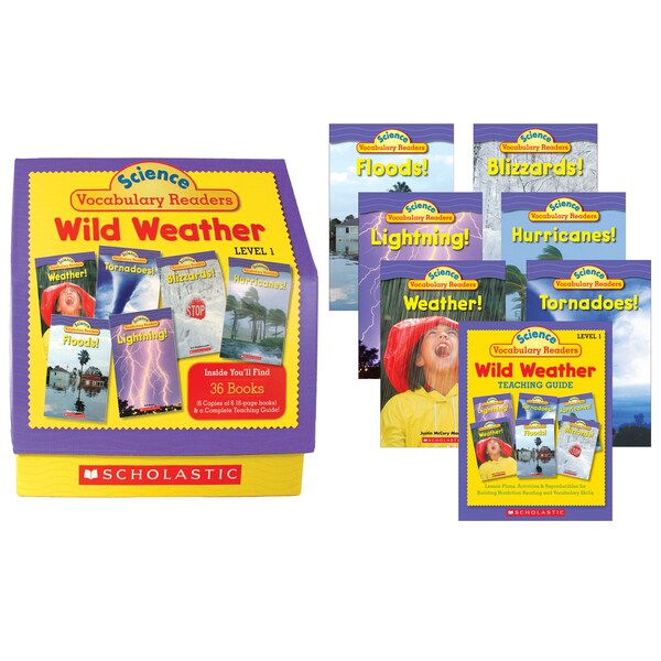 Scholastic Teaching Resources Scholastic Science Vocabulary Readers Wild Weather 9780545015981 - main